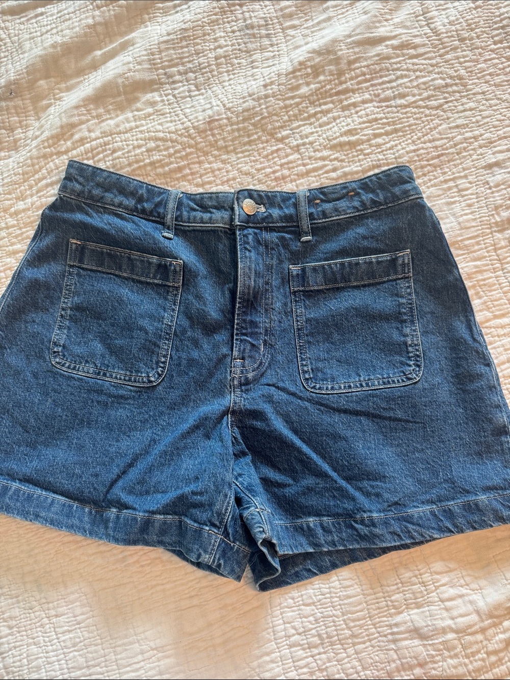 Madewell Jean shorts-curvy the high-rise sailor shorts